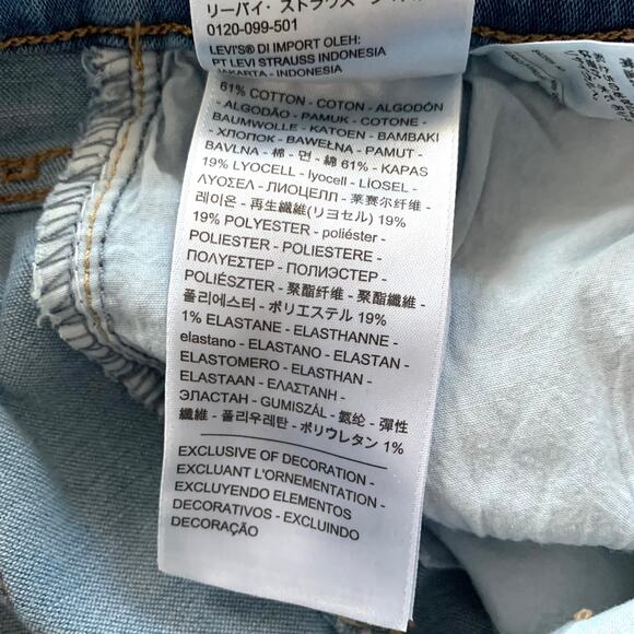 Levi’s 720 High Rise Super Skinny Cropped Jeans in Indie Disco - Picture 14 of 14